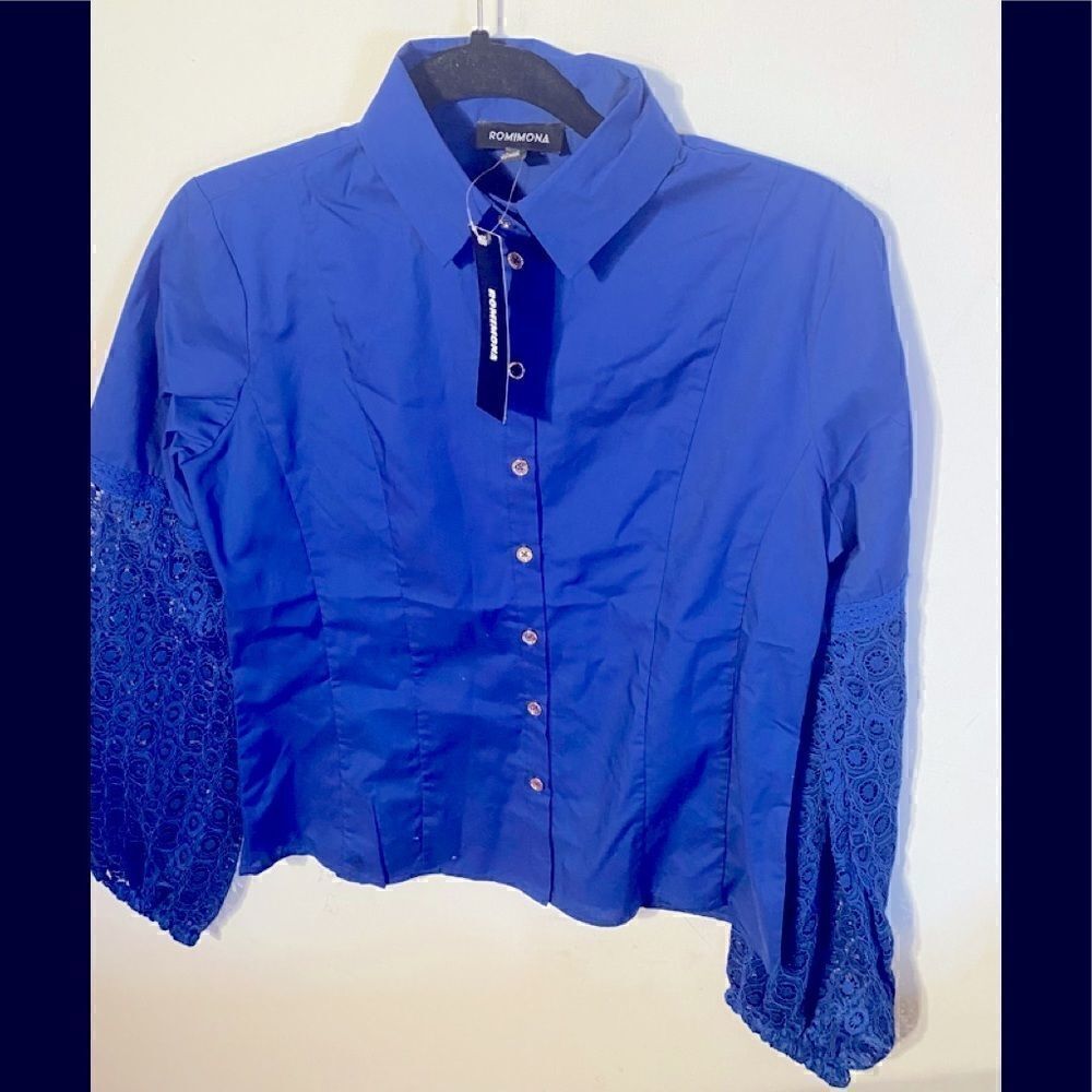 🎉Romimona Women’s Button Up Long Sleeve Shirt (Size) Medium